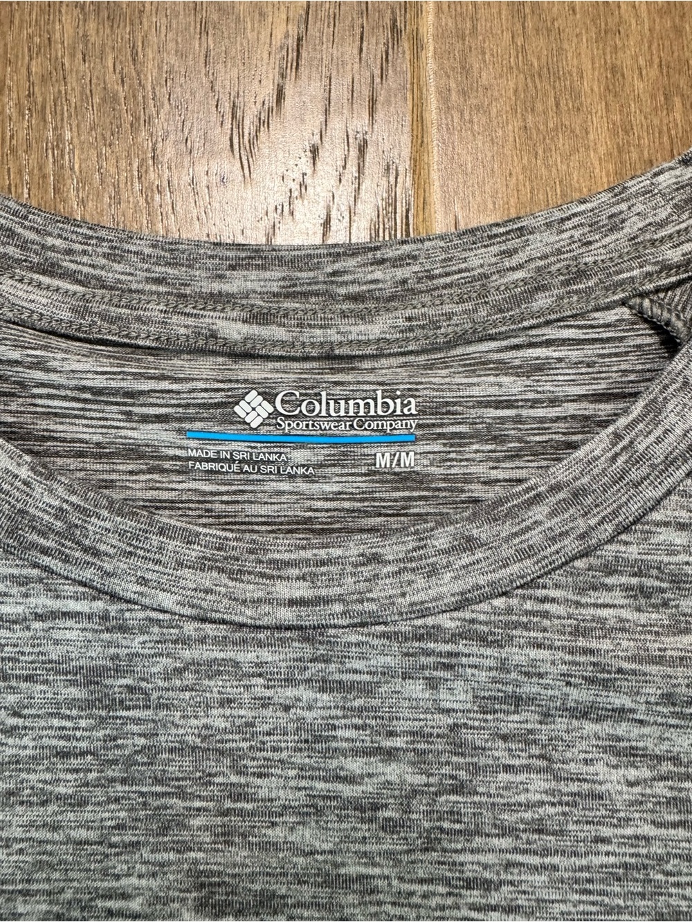 Columbia Men’s Gray Heather Short Sleeve Performance Tee - Picture 7 of 15
